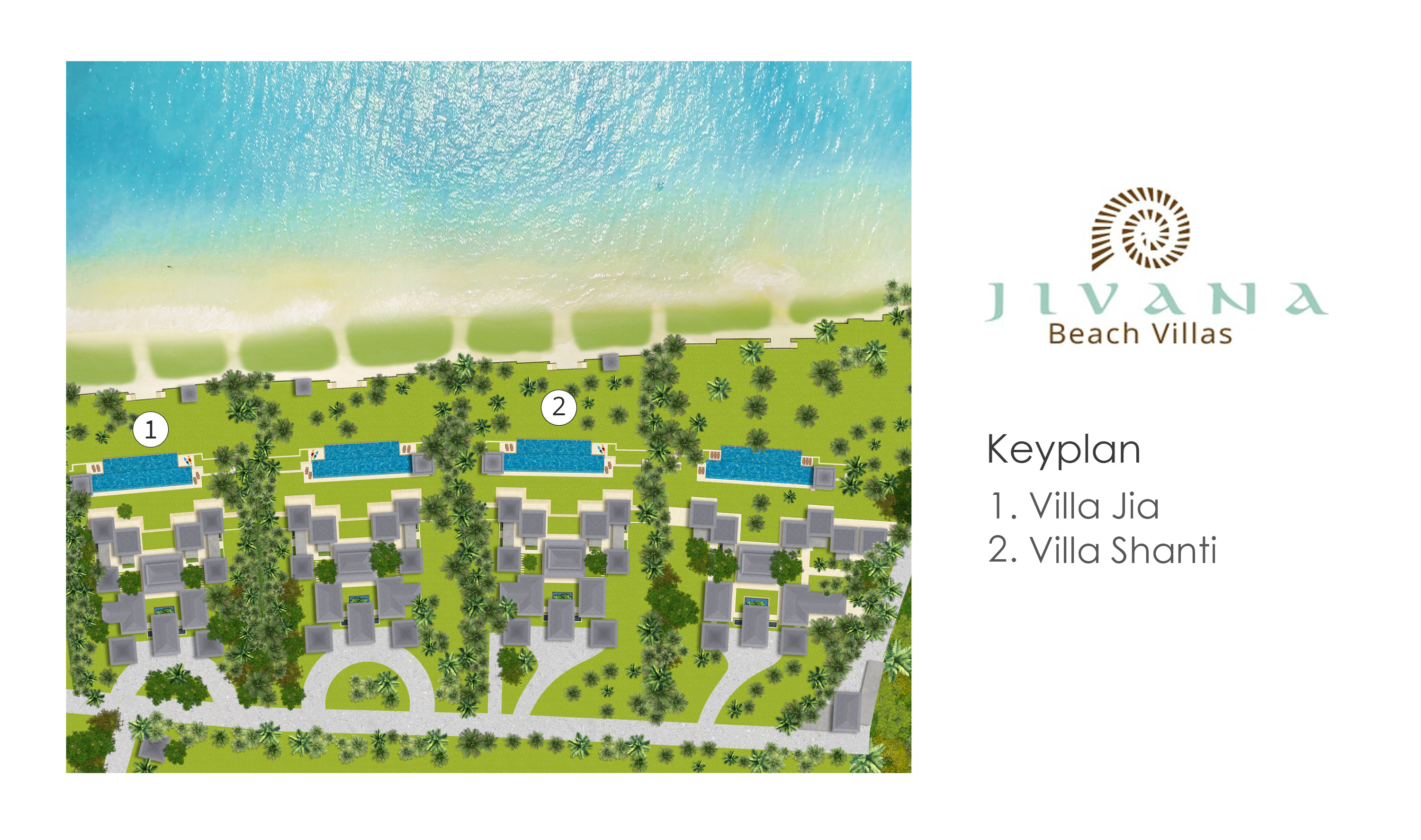 Jivana Beach Villas Floorplan